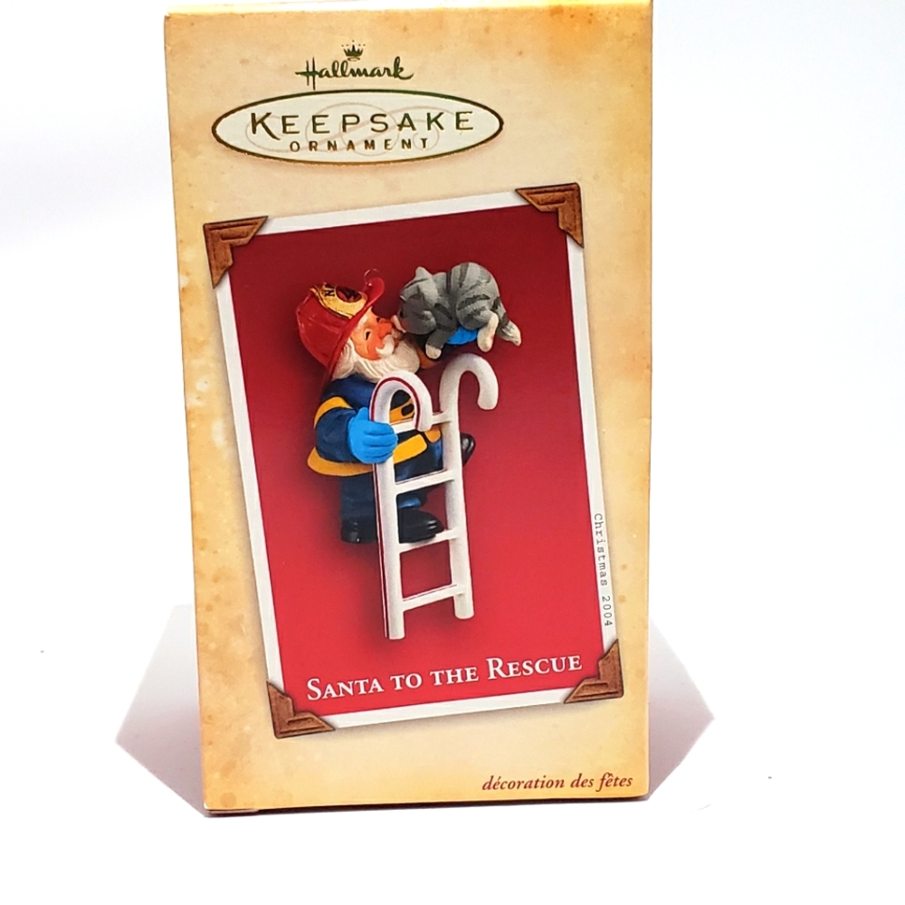 Hallmark Keepsake Ornament Santa To The Rescue!! 2004